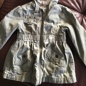 Old Navy Army Jacket with Hood